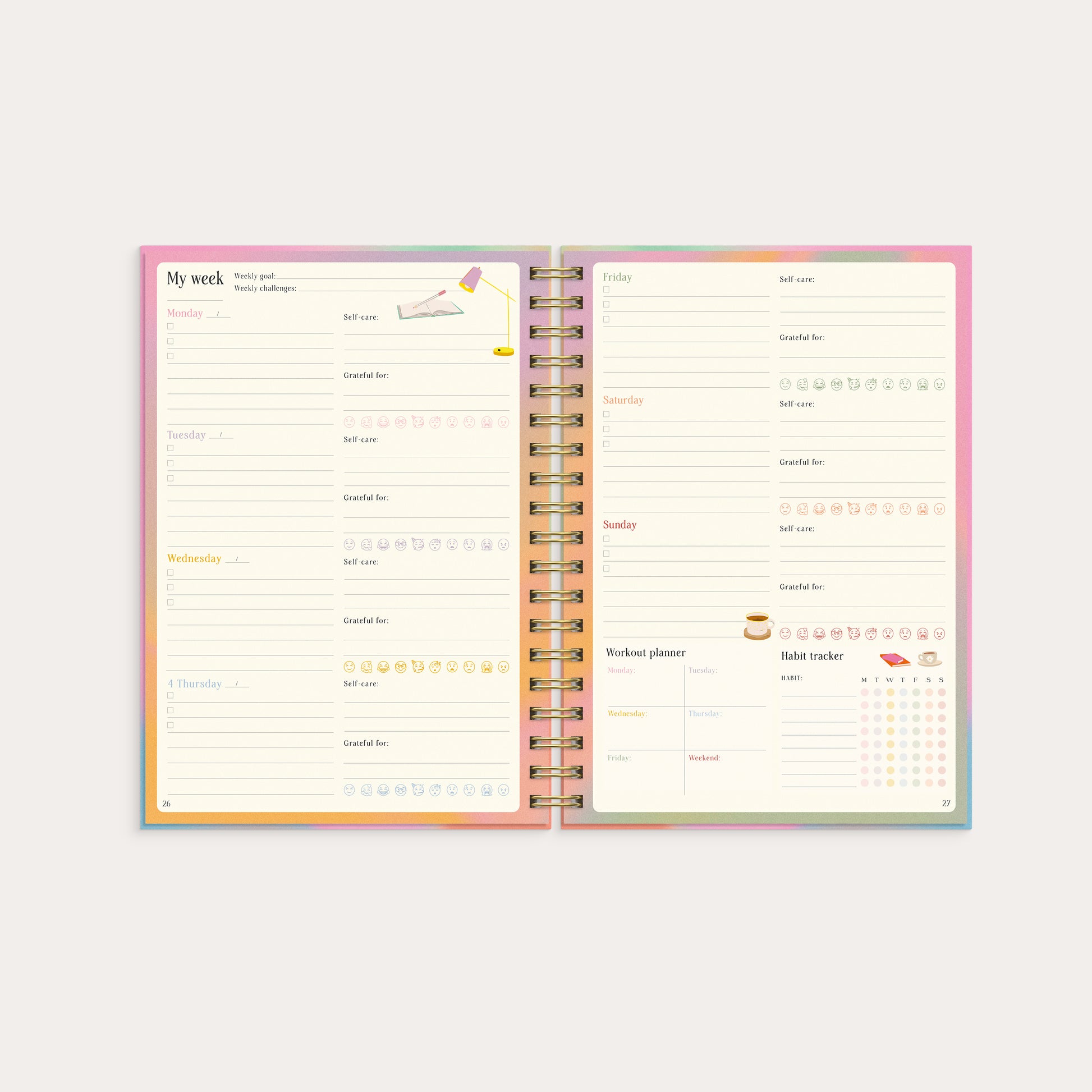 Self Care Planner