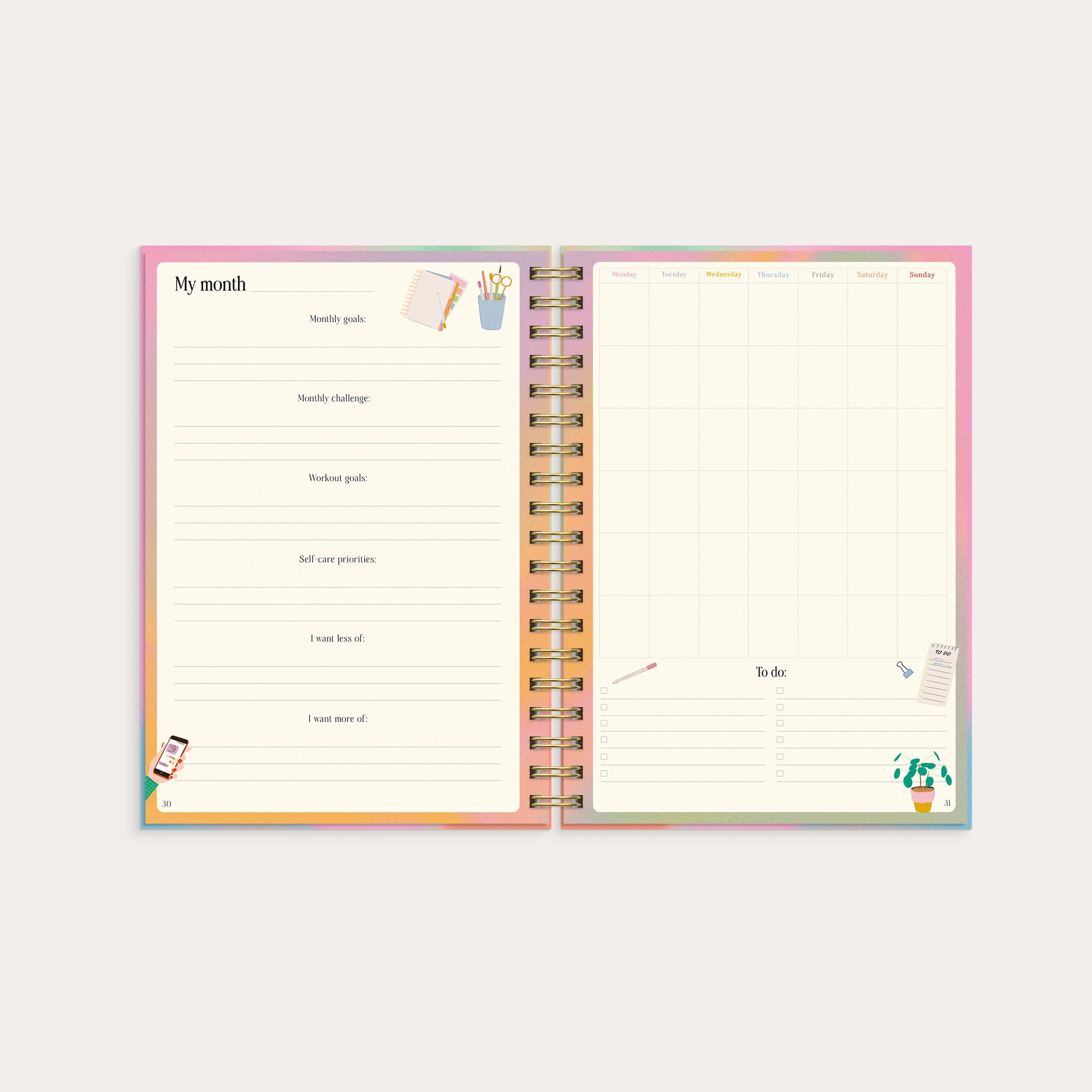 Self Care Planner