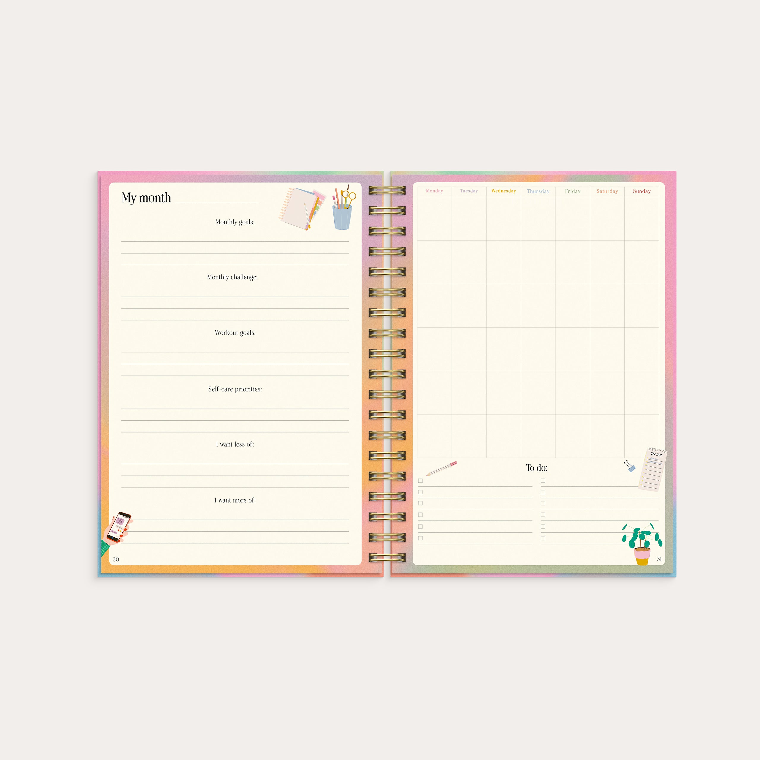 Self Care Planner