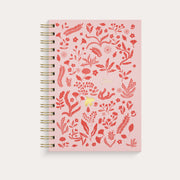 Notebook A5 Pink Botanical