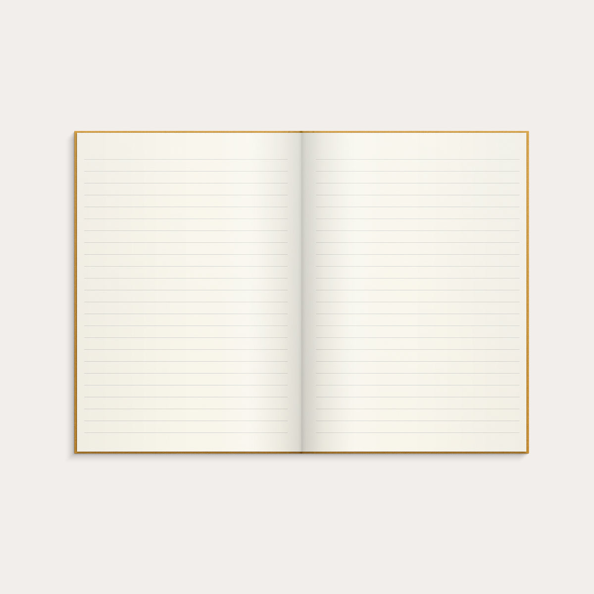Notebook Textile mustard lined A5