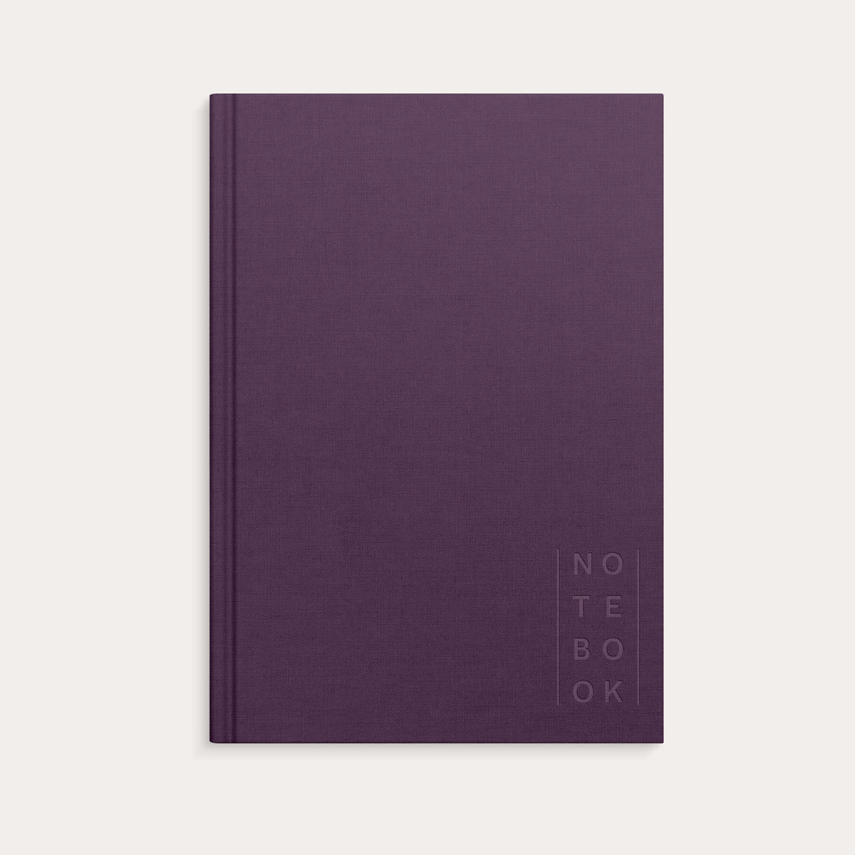 Notebook A5 Textile Plum