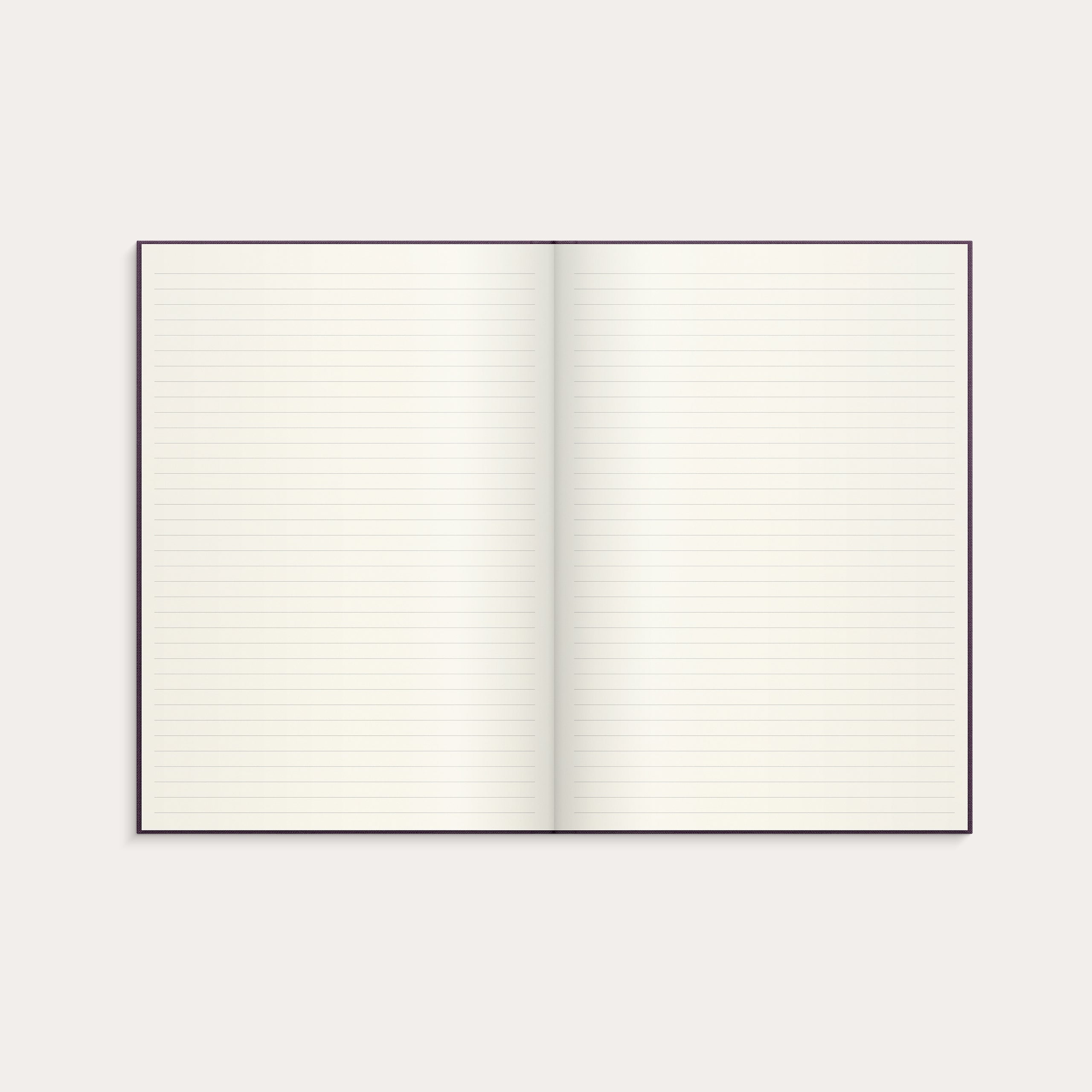 Notebook A4 Textile Plum