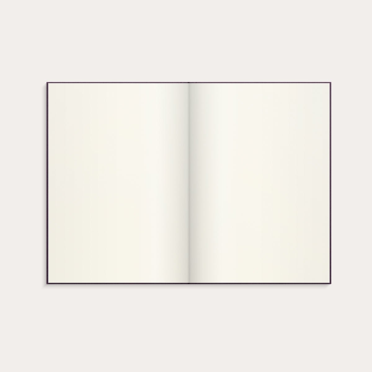 Notebook Textile plum blank A5