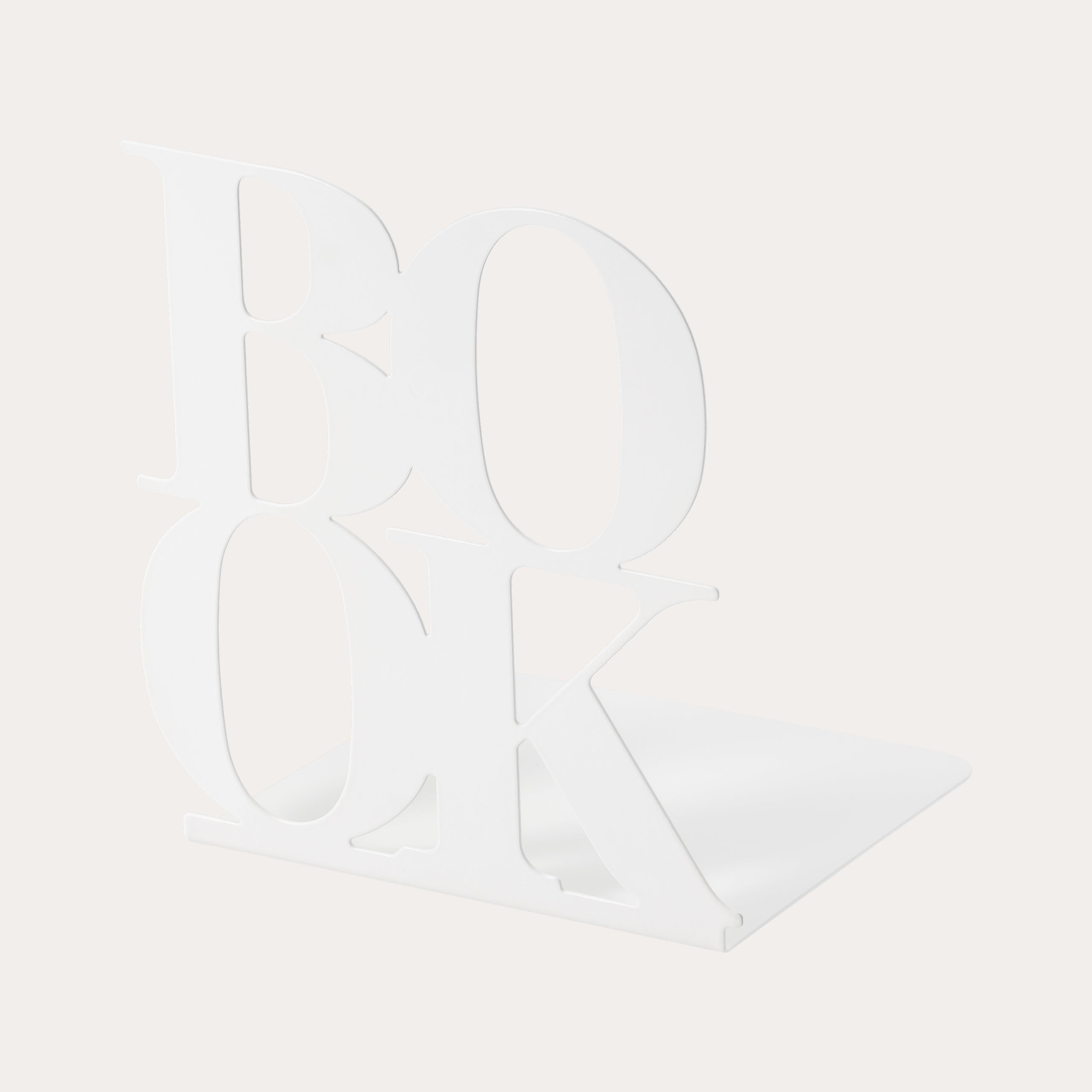 Bogstøtte Book 2-pak hvid