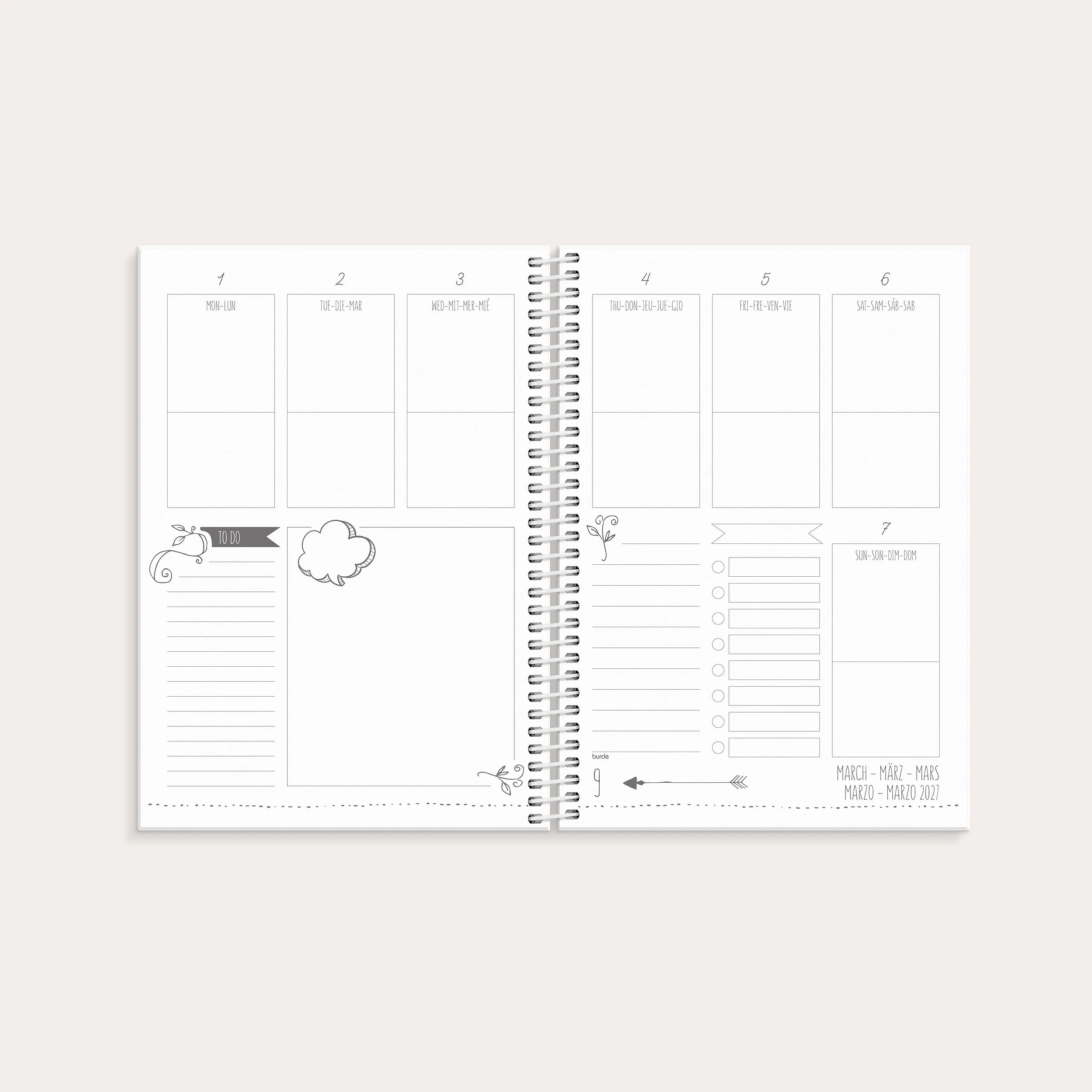 Diary Doodle A5 26/27