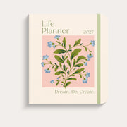 Life Planner Delicate Flowers 2027
