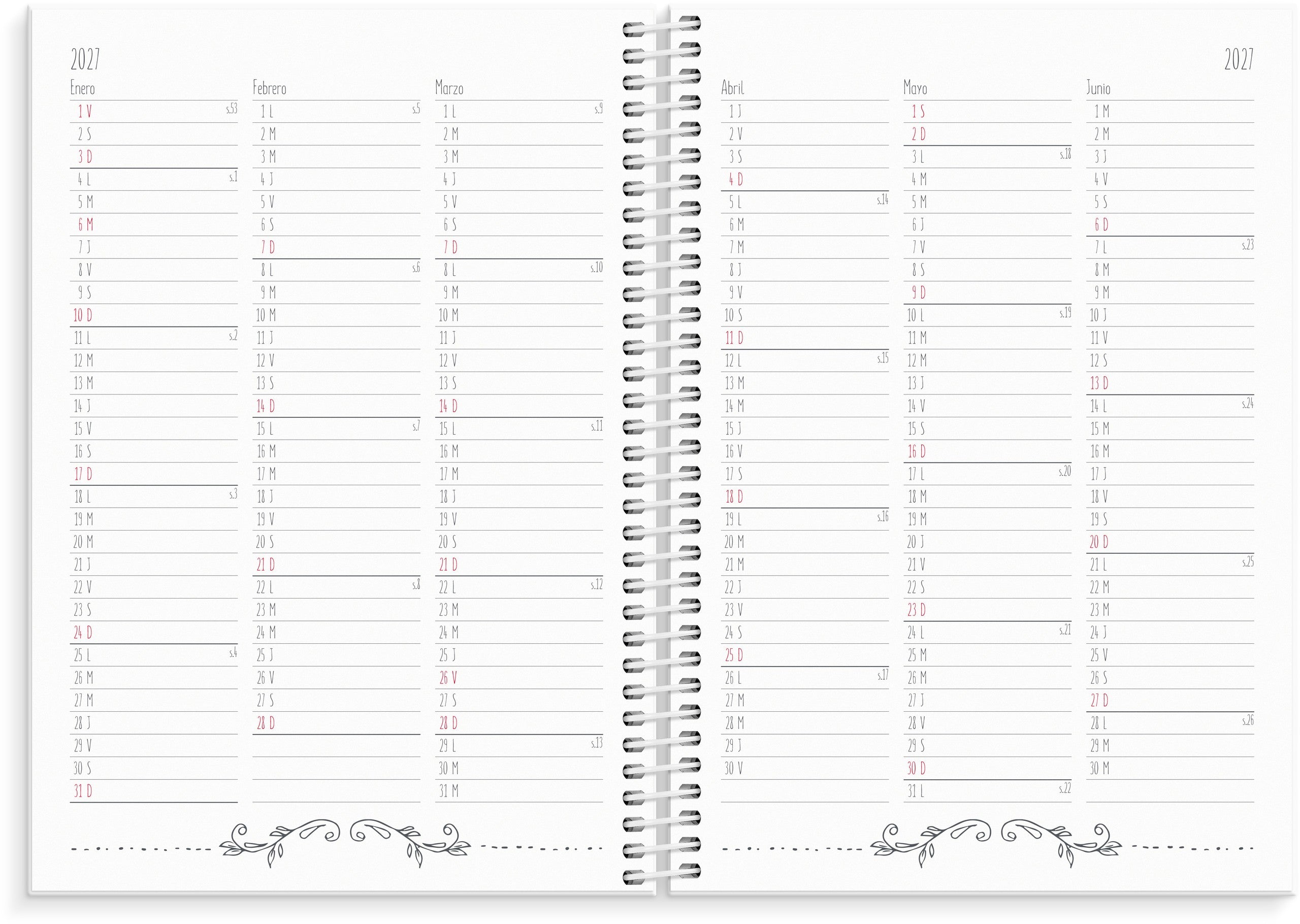 Agenda Doodle 2026 – detail view