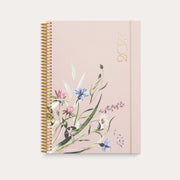 Life Planner Pink 2027 Meadow Flowers