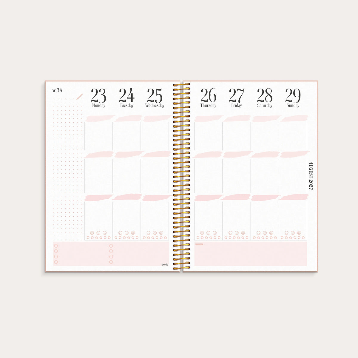 Life Planner Pink 2027