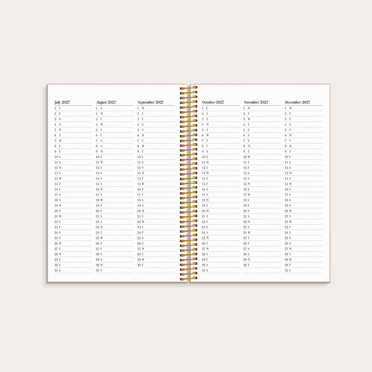 Life Planner Pink 2027