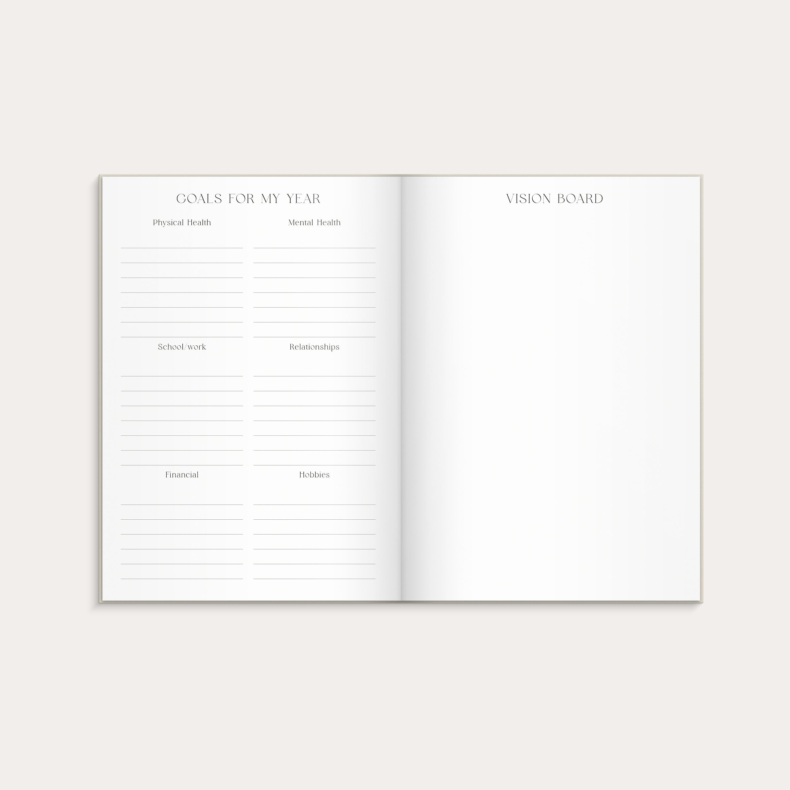 Student Planner A5 Beige