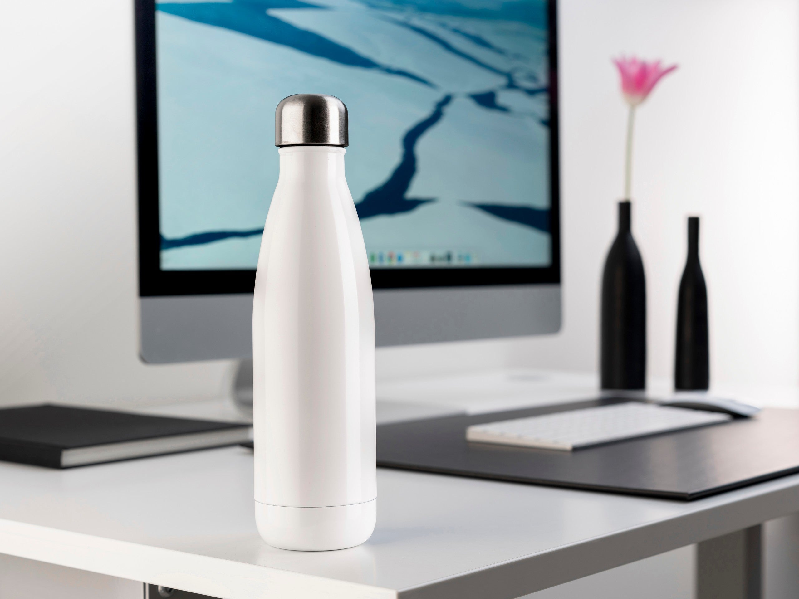 Thermo bottle White