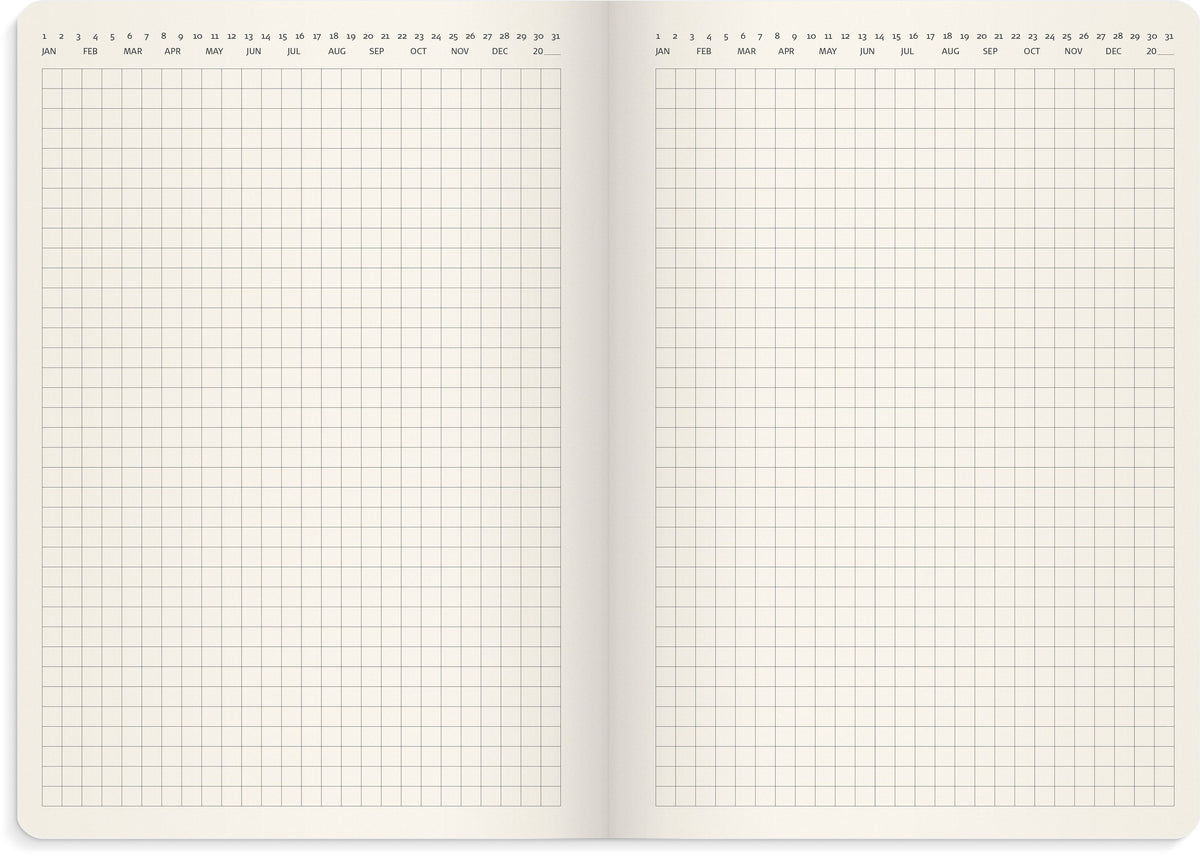 Kalender 2027 Agency A5 Forma Deluxe Brun