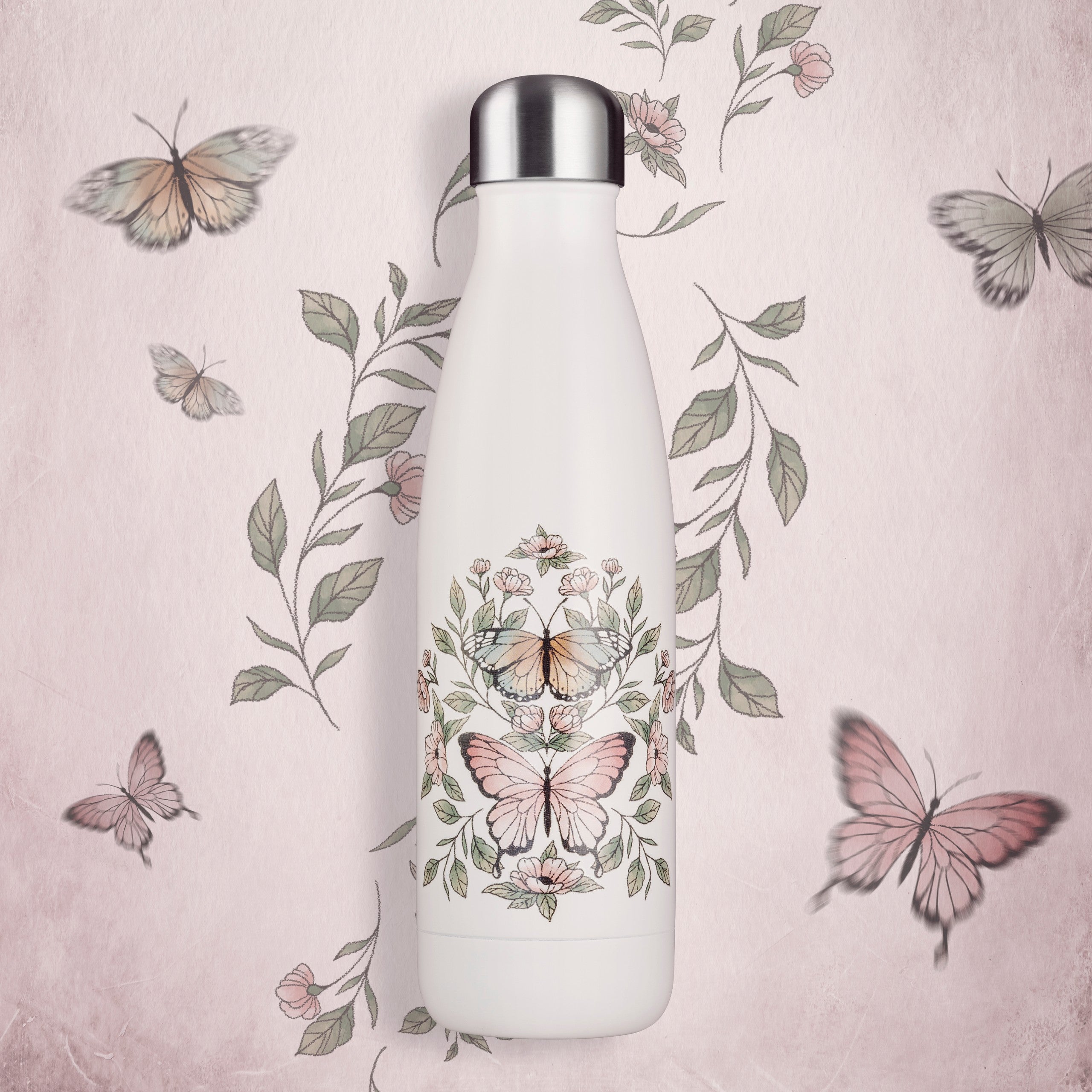 Termoflaske Butterflies