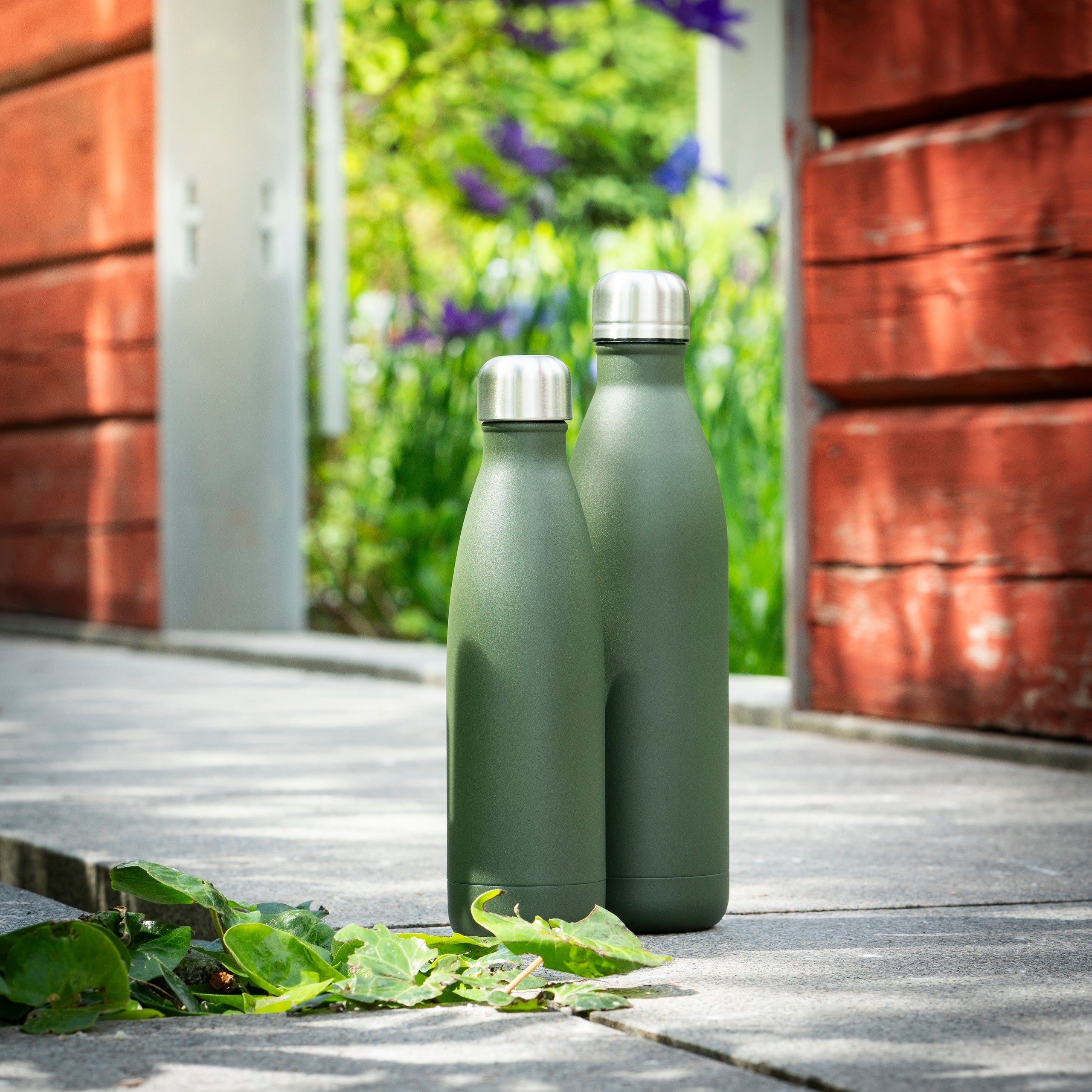 Thermo bottle Matte dark green
