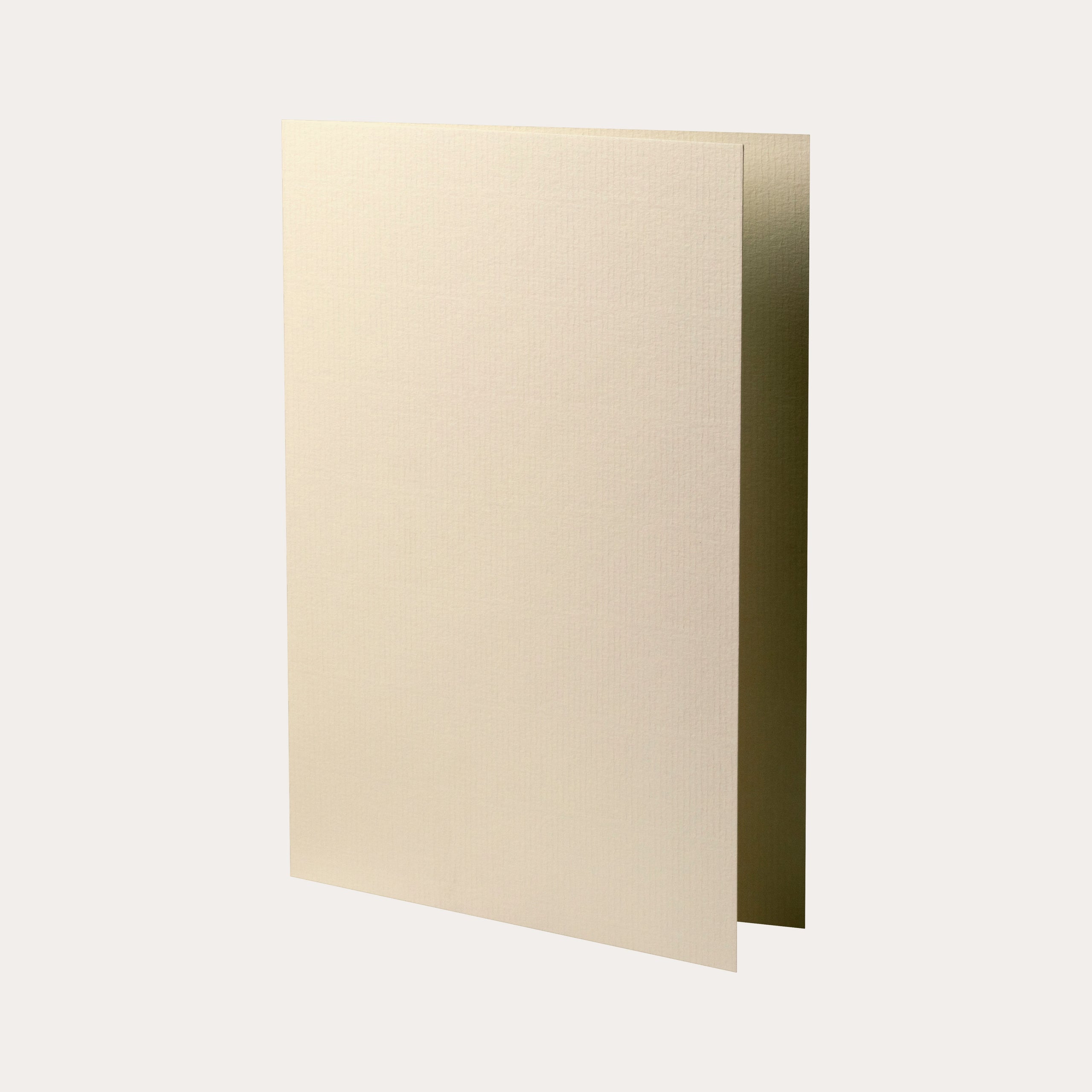 A5 Dobbeltkort 5-pakke Elfenben