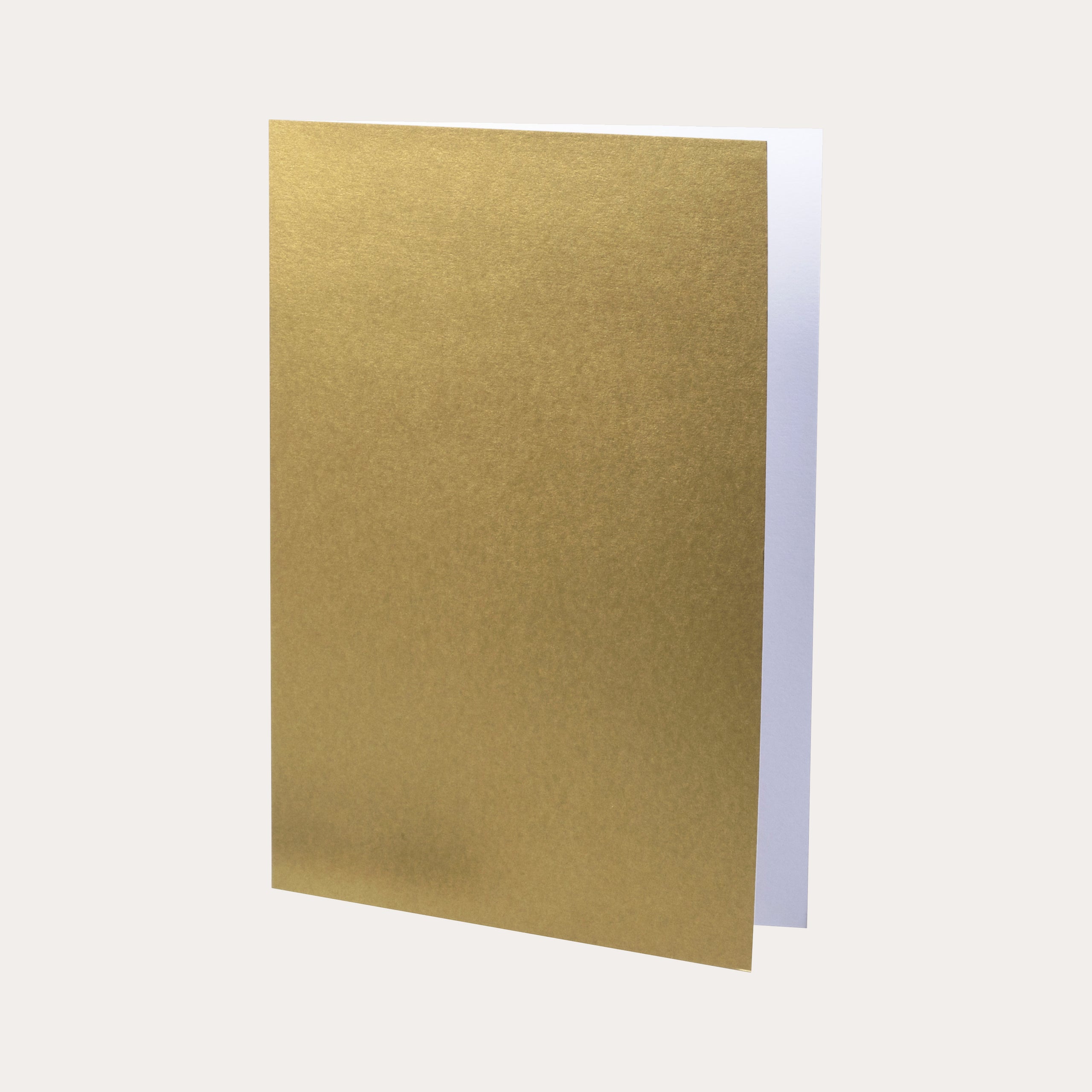 A5 Dobbeltkort 5-pakke Guld