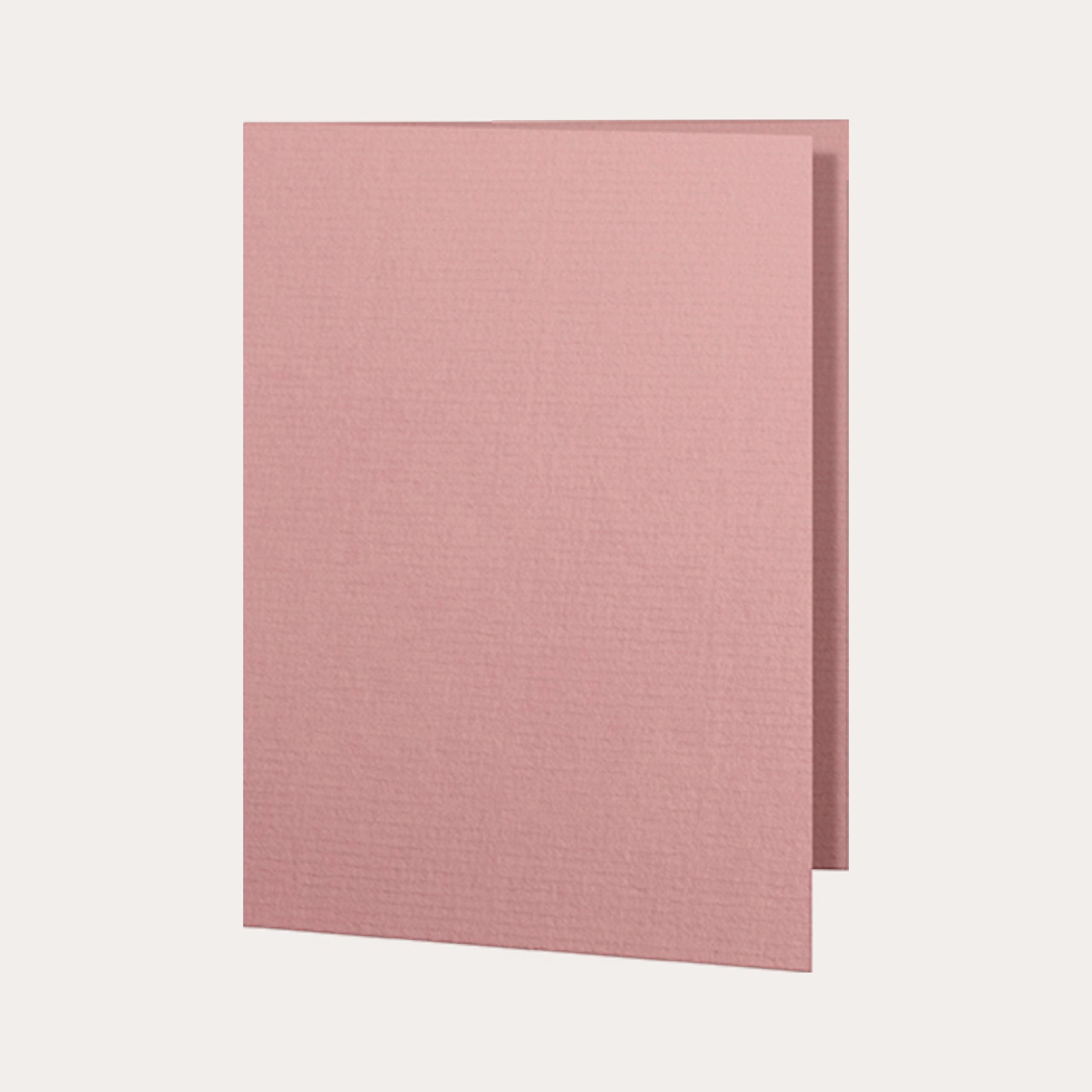A6 Cards Double Portrait 5-pack Dusty Pink