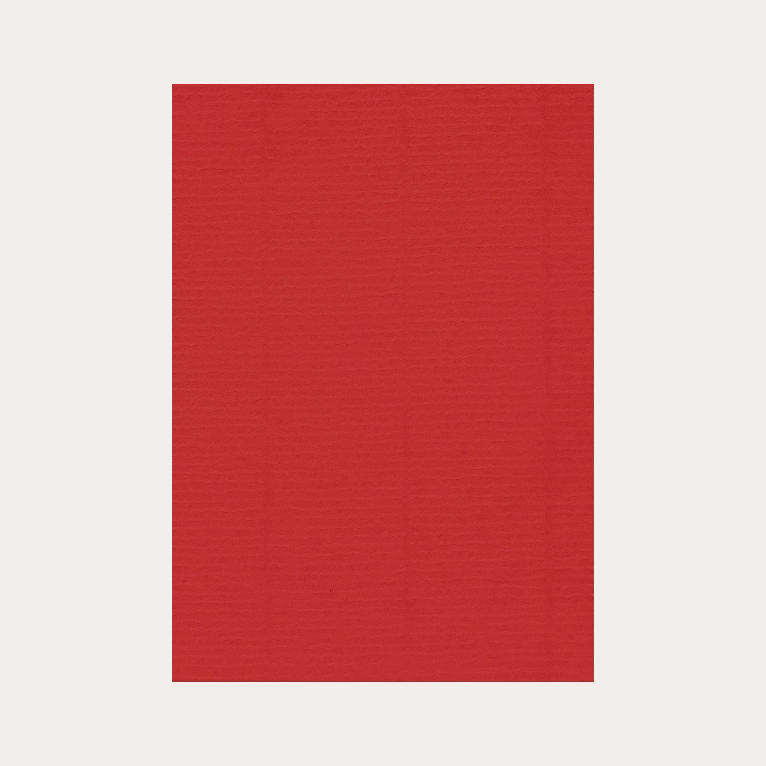 A6 Cards Single 10-pack Red