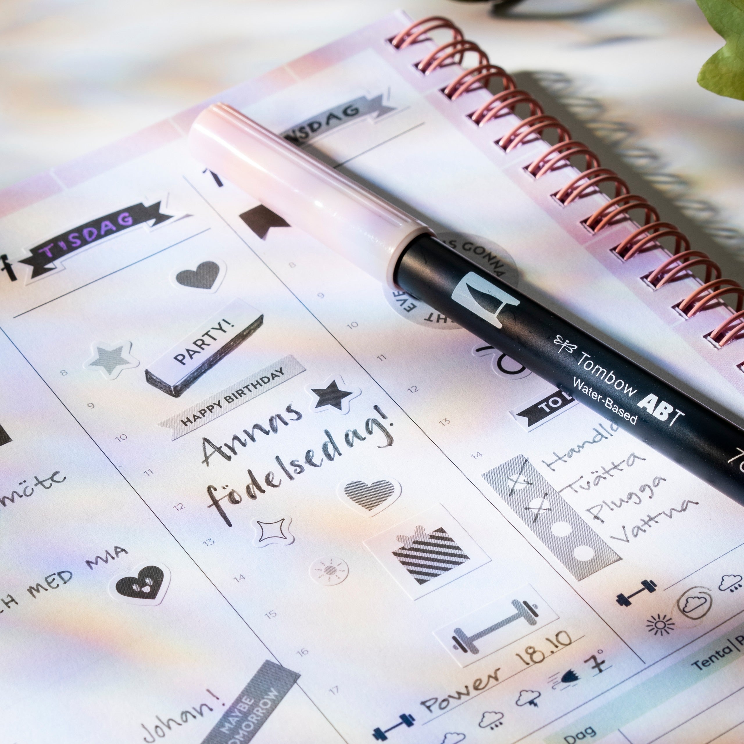 Black and White Stickers