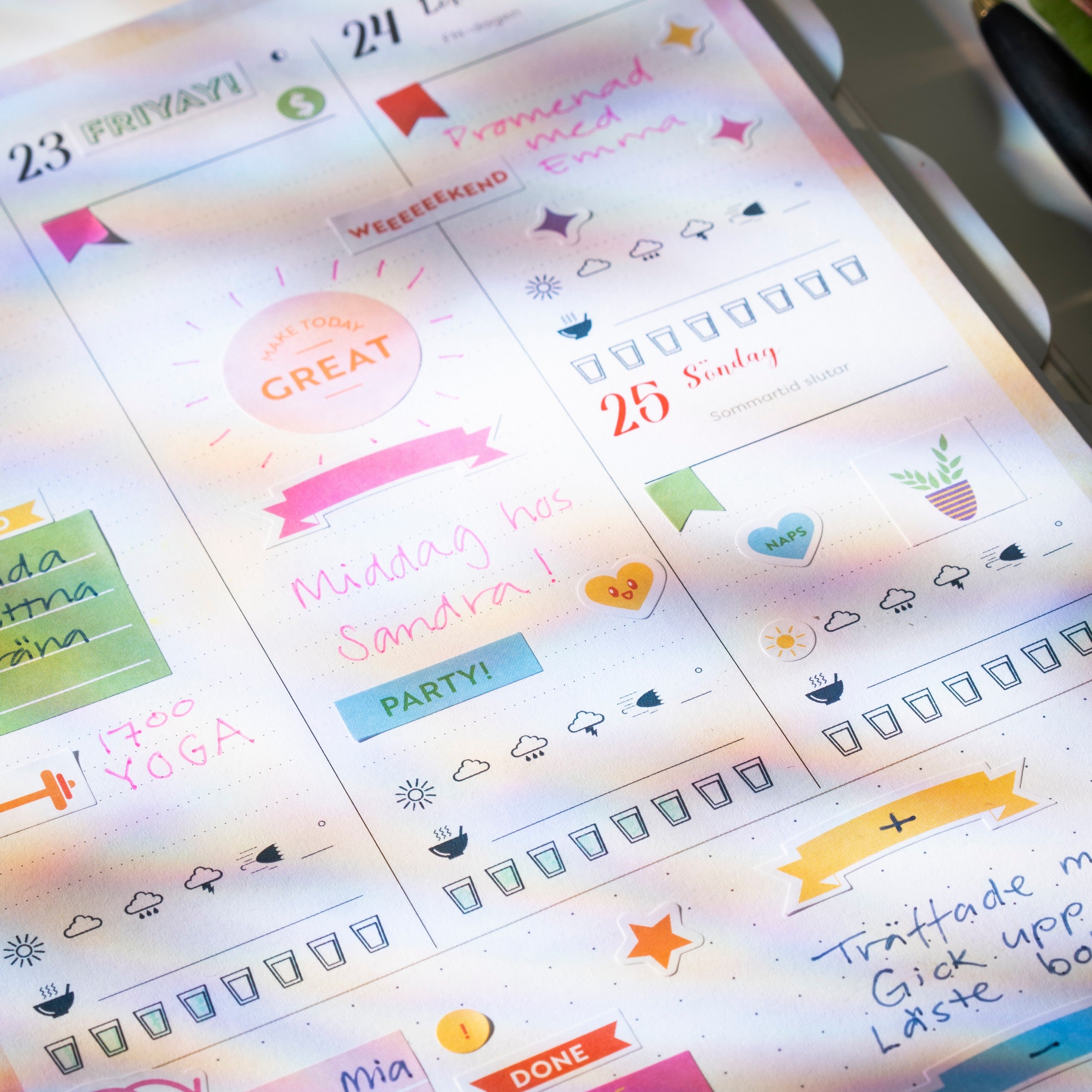 Colour Explosion Stickers