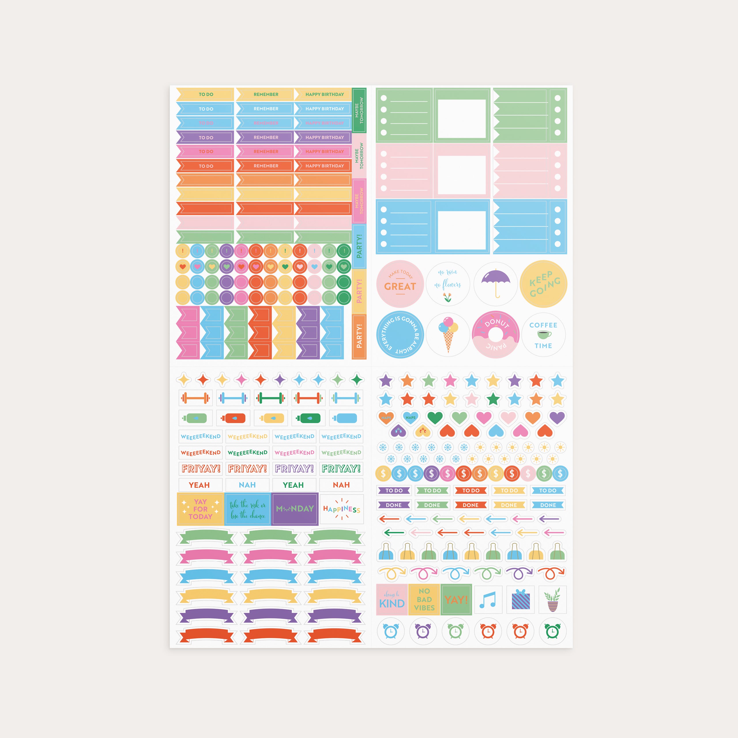 Color Explosion Stickers