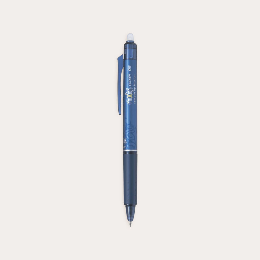Pilot Frixion Clicker 0.5mm Sort Blå