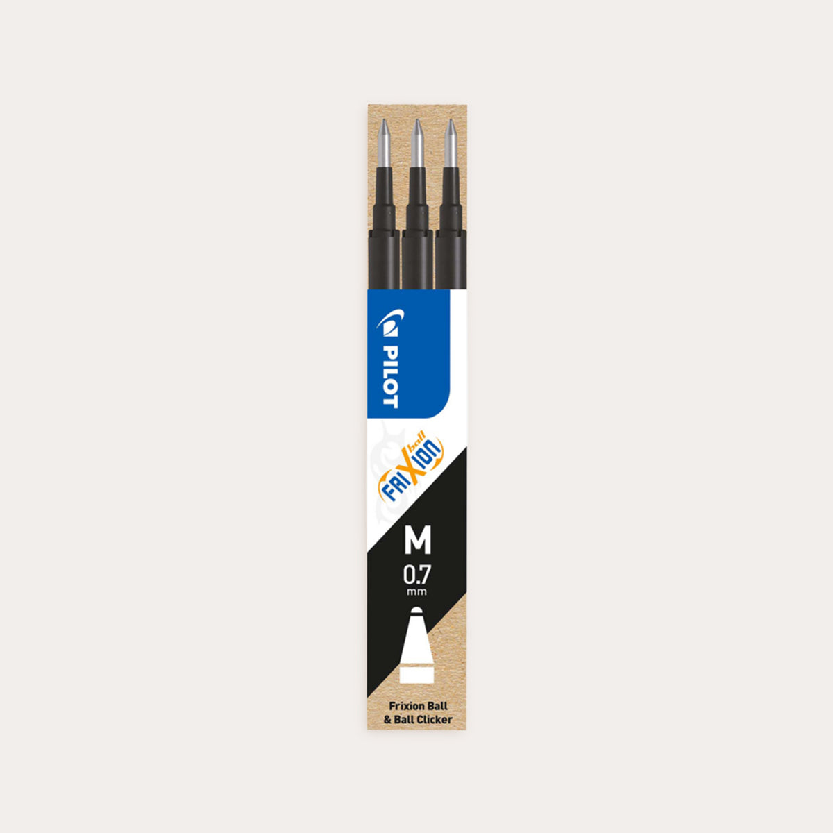 Pilot Frixion Ball 0.7 refill Black 3-p