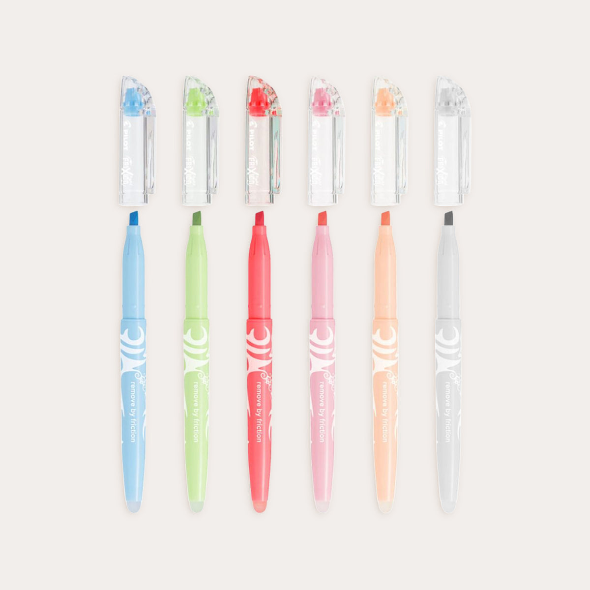 Pilot Frixion Highlighters 6-pcs