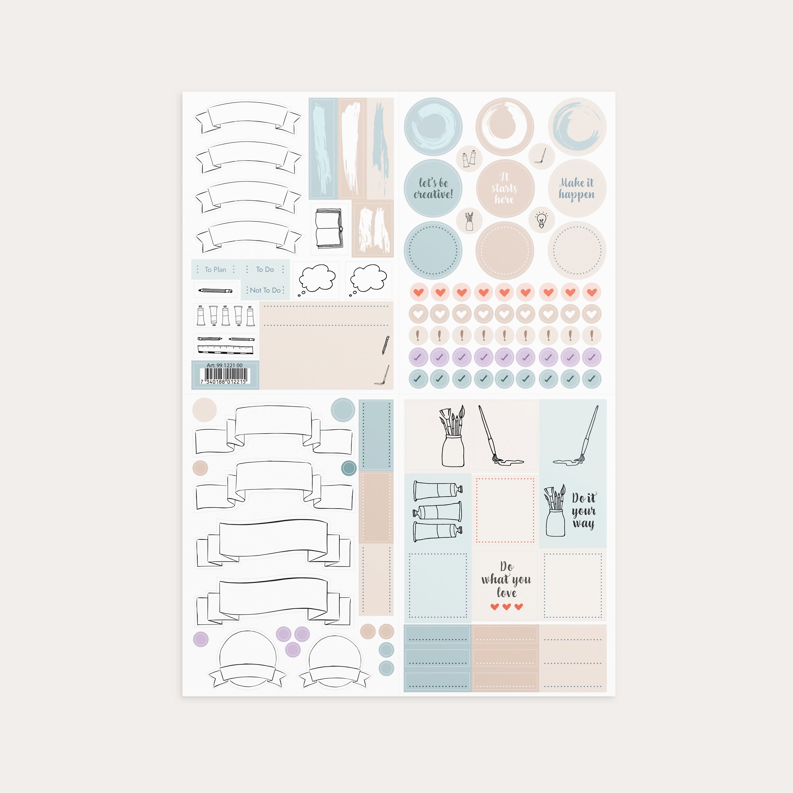 Be More Creative Stickers