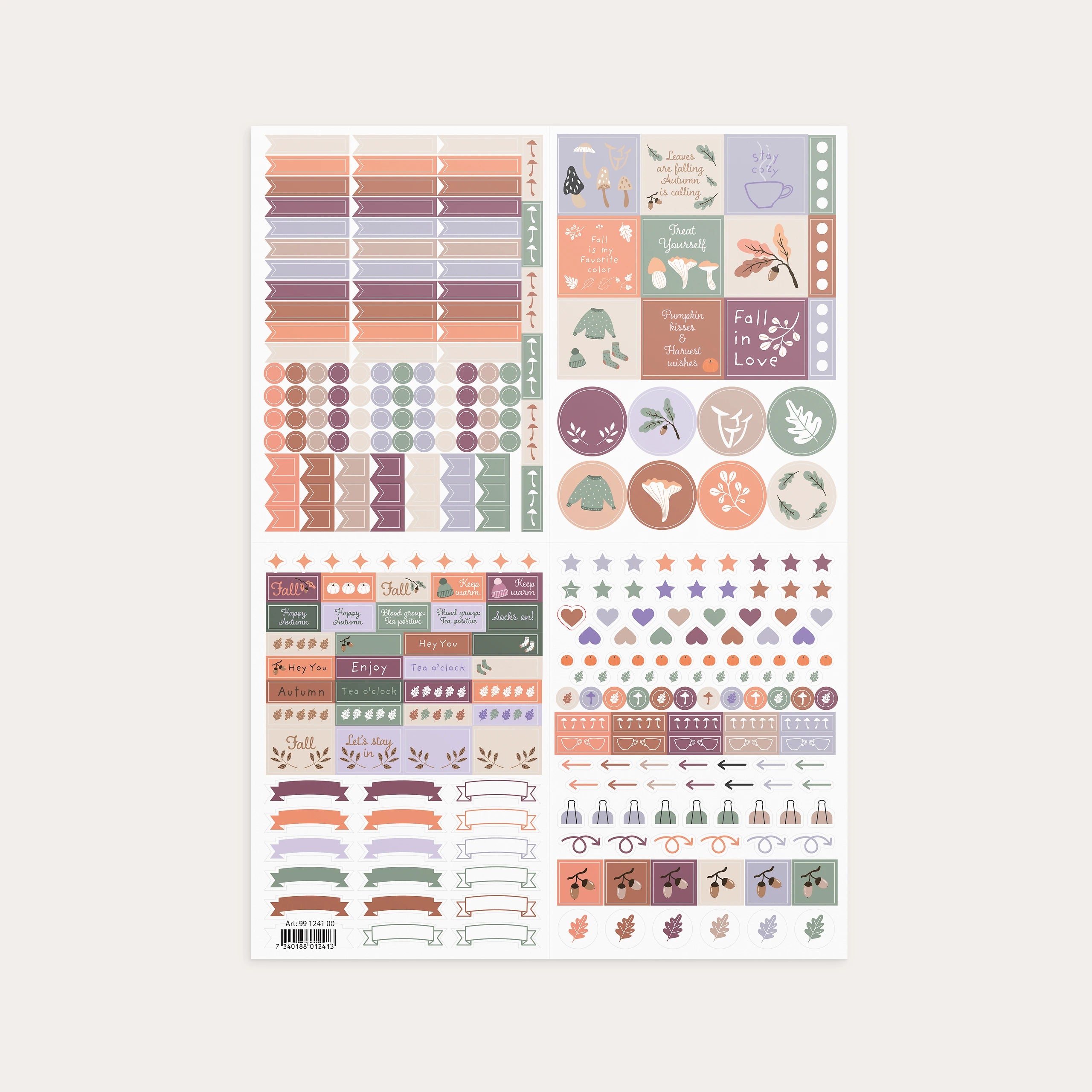 Cosy Autumn Stickers