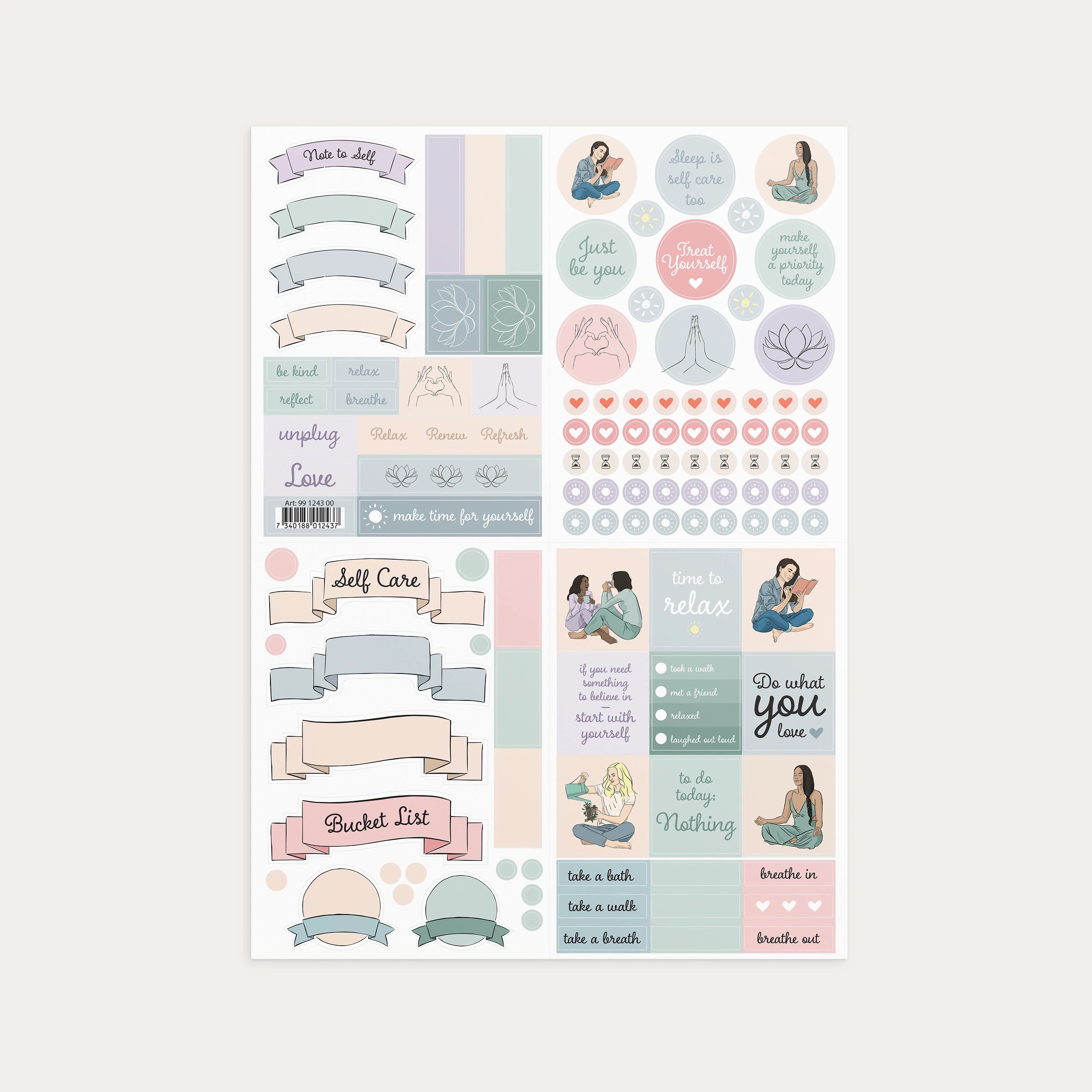 Season of Self Care Stickers