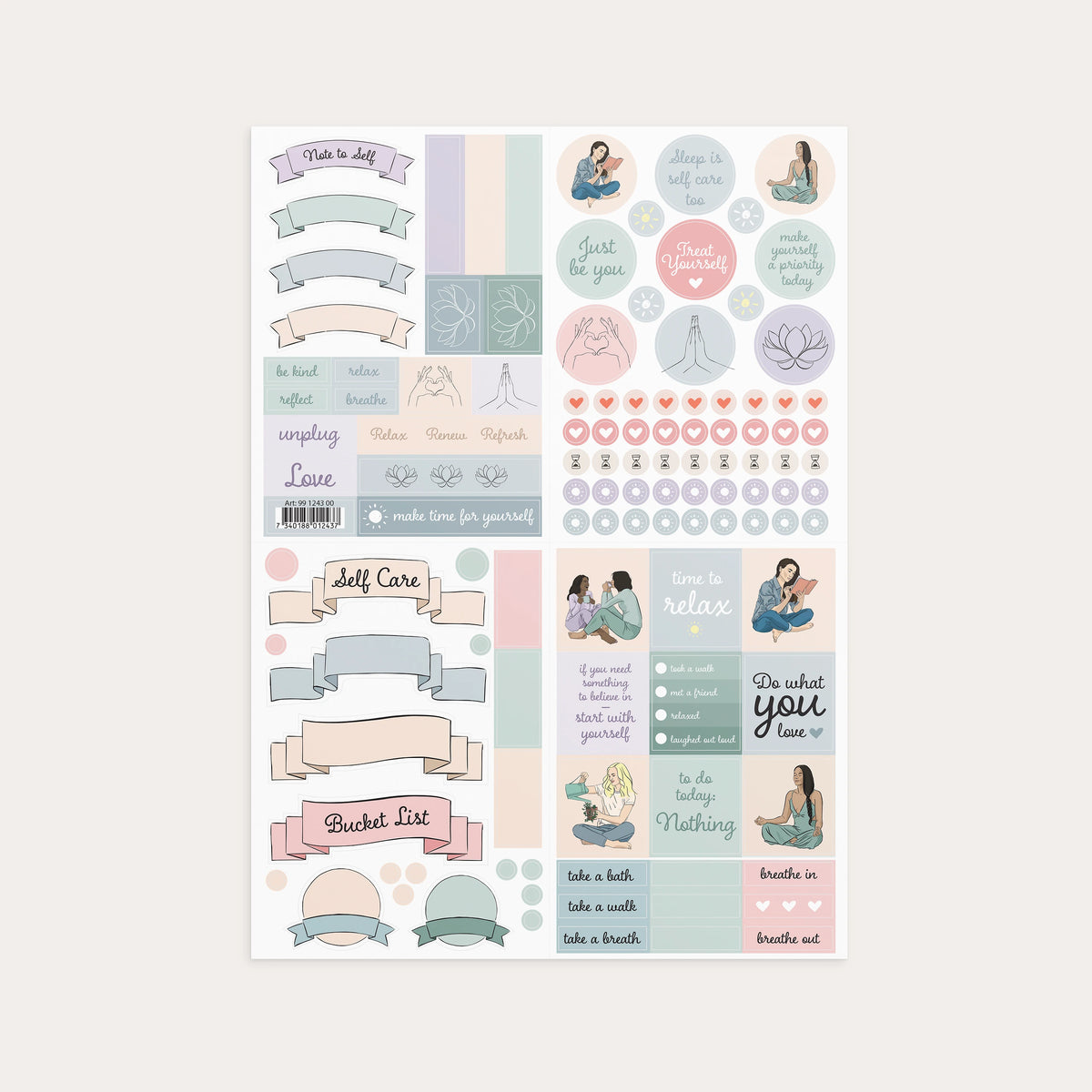 Season of Self Care Stickers