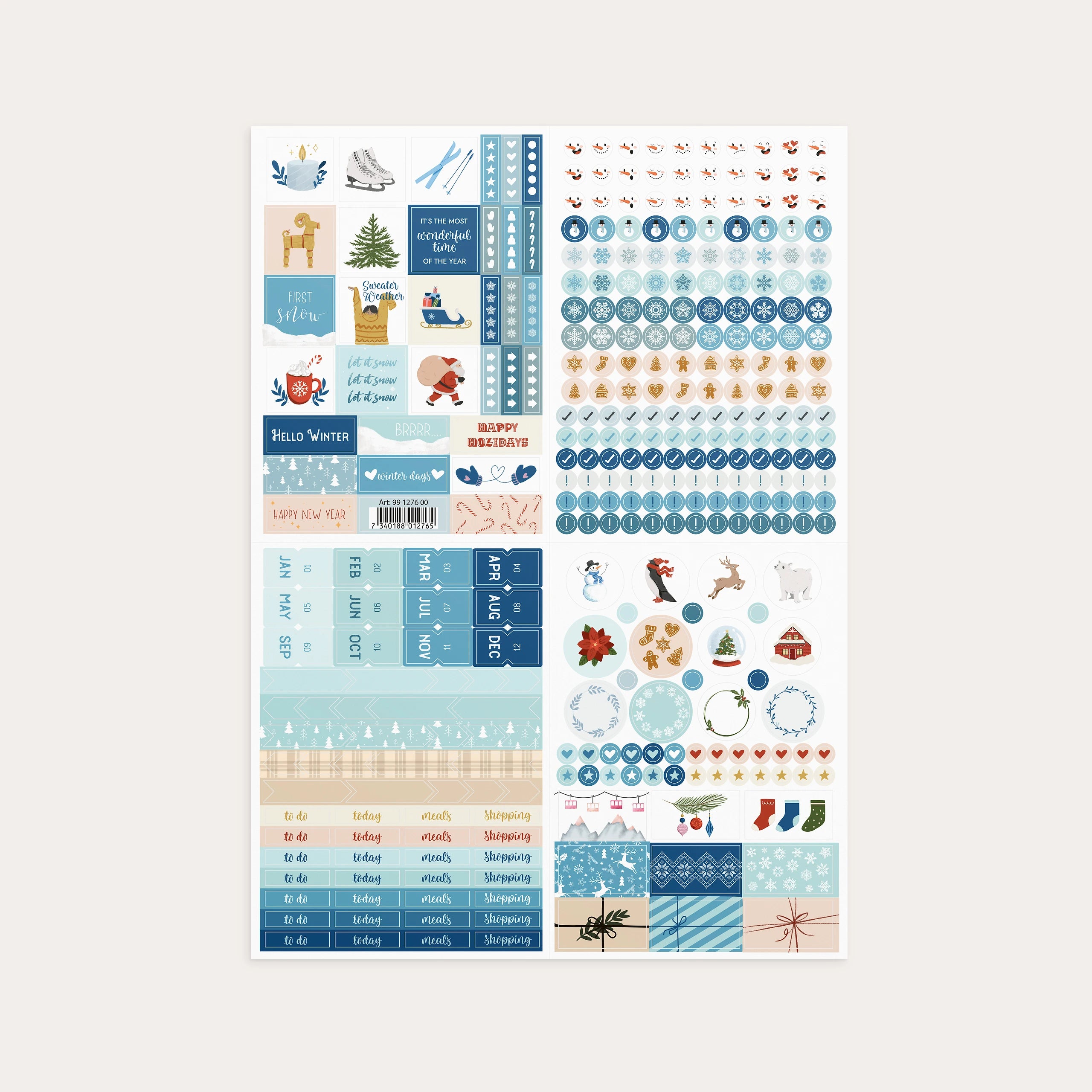 Winter Wonderland Stickers